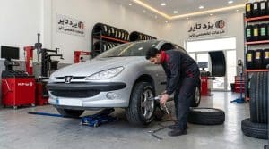 خرید اینترنتی و نصب لاستیک یزد تایر 205